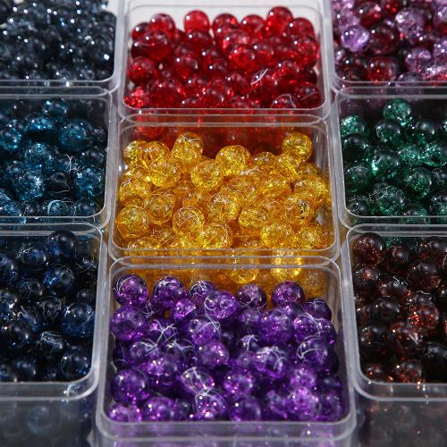 Perles murano faites à la main , chalumeau, Rond, DIY, plus de couleurs à choisir, 10mm, 50PC/sac, Vendu par sac