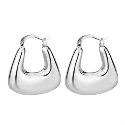 925er Sterling Silber Hebel Rückseiten Ohrring, Modeschmuck & für Frau, Silberfarbe, 24.60x27.60mm, verkauft von Paar