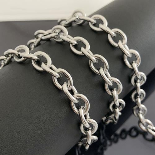 Stainless Steel Necklace Chain 304 Stainless Steel DIY nickel lead & cadmium free Approx Sold By Bag