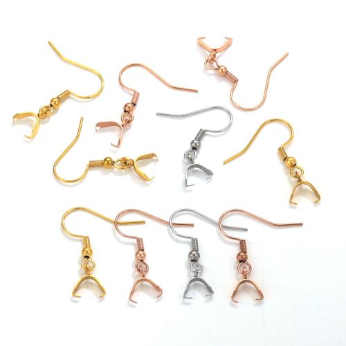 Stainless Steel Hook Earwire, 304 Stainless Steel, DIY, more colors for choice, 20PCs/Bag, Sold By Bag