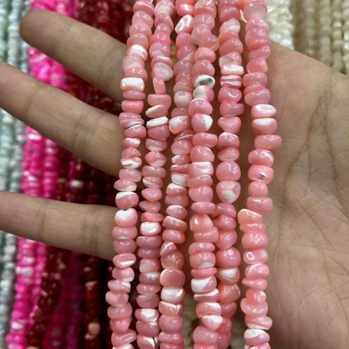 Natural Freshwater Shell Beads Trochus Nuggets fashion jewelry & DIY Length about 7-9mm Approx Sold By Strand