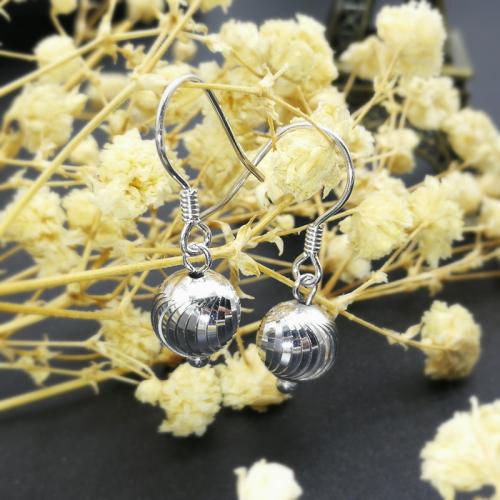925 Sterling Silver Drop &  Dangle Earrings, polished, fashion jewelry & for woman, nickel, lead & cadmium free, Sold By Pair