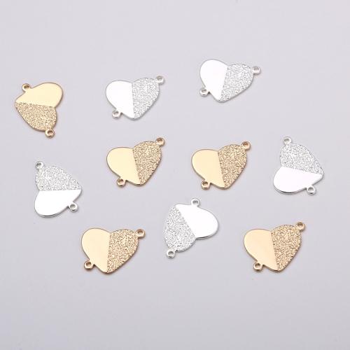 Brass Heart Pendants, DIY, more colors for choice, nickel, lead & cadmium free, 13x11mm, Sold By PC