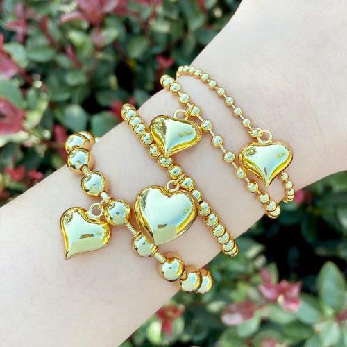 Brass Bracelet & Bangle Teardrop plated fashion jewelry golden nickel lead & cadmium free Sold By PC
