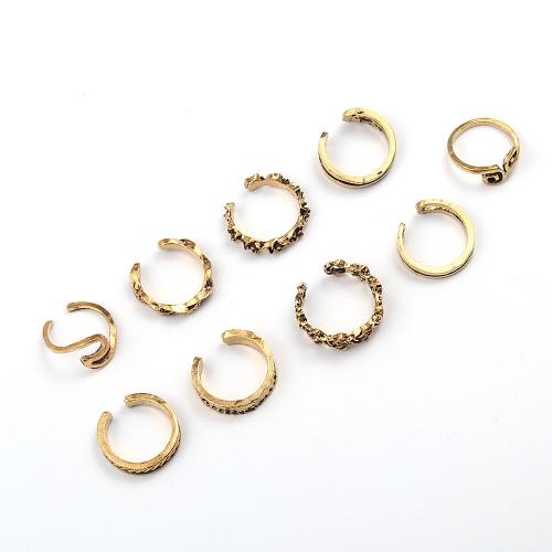 Tibetan Style Toe Ring, 9 pieces & fashion jewelry & for woman, more colors for choice, nickel, lead & cadmium free, Sold By Set