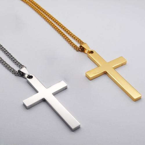 Titanium Steel Necklace, plated, for man, more colors for choice, Length:60 cm, Sold By PC