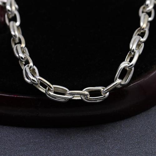 925 Sterling Silver Chains, DIY & different size for choice, silver color, Sold By G