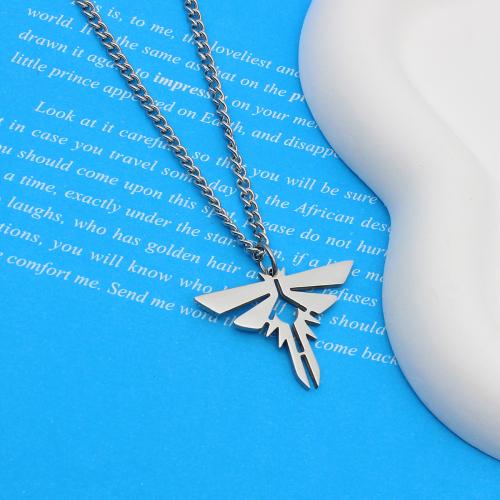Stainless Steel Jewelry Necklace 304 Stainless Steel polished fashion jewelry & Unisex original color Length Approx 60 cm Sold By PC