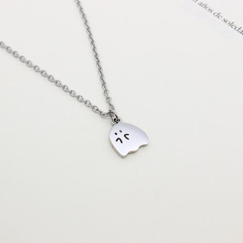 Stainless Steel Jewelry Necklace 304 Stainless Steel polished fashion jewelry & Unisex original color Sold By PC