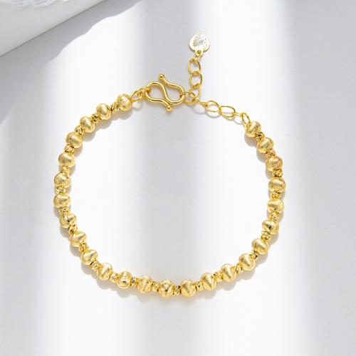 Brass Bracelet & Bangle, with 4cm extender chain, fashion jewelry & Unisex, golden, nickel, lead & cadmium free, 5mm, Length:Approx 17 cm, Sold By PC