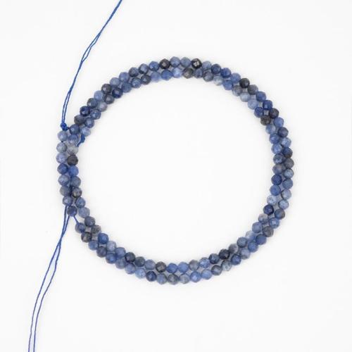 Natural Sodalite Beads, DIY & different size for choice & faceted, more colors for choice, Sold Per Approx 38 cm Strand