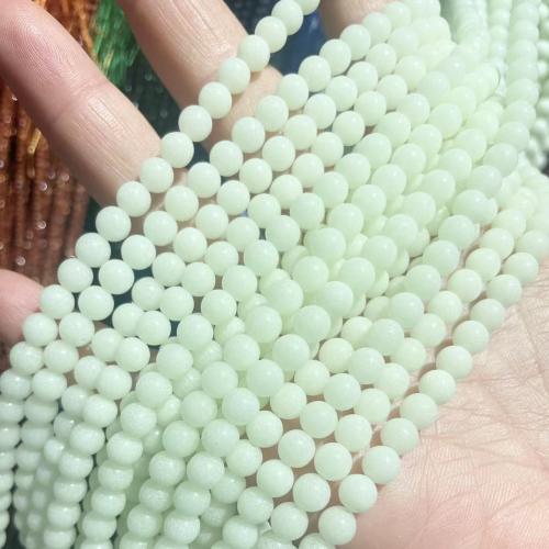 Gemstone Jewelry Beads, Night-Light Stone, Round, DIY & different size for choice, Sold Per Approx 38 cm Strand