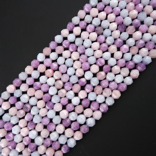 Natürlicher Quarz Perlen Schmuck, DIY & verschiedene Größen vorhanden & facettierte, violett, verkauft per ca. 38 cm Strang