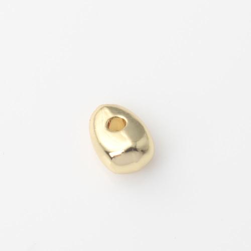 مجوهرات النحاس الخرز, لون الذهب مطلي, ديي, النيكل والرصاص والكادميوم الحرة, 8.10x5.60x4.30mm, تباع بواسطة PC