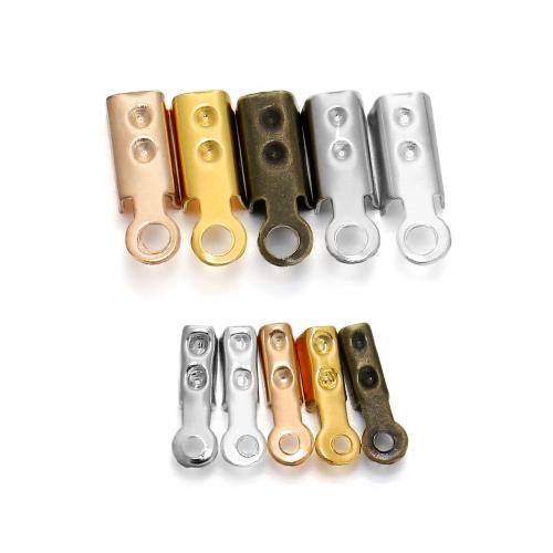 Iron Cord Tips, plated, DIY & different size for choice, more colors for choice, 200PCs/Bag, Sold By Bag