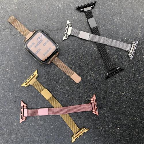 Watch Bands, 304 Stainless Steel, for apple watch & Unisex & different size for choice, more colors for choice, Sold By PC
