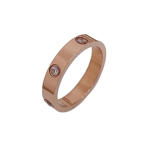 Titantium Steel finger ring, Titan Stål, mode smycken & olika storlek för val & för kvinna & med strass, fler färger för val, Säljs av PC