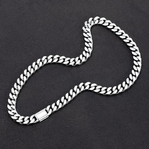 Stainless Steel Chain Necklace 304 Stainless Steel polished Unisex original color Sold By Bag