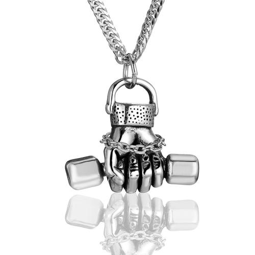 Stainless Steel Jewelry Necklace 304 Stainless Steel polished fashion jewelry & for man Sold By PC