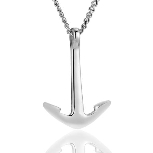 Stainless Steel Jewelry Necklace, 304 Stainless Steel, Anchor, fashion jewelry & different styles for choice & for man, more colors for choice, Sold By PC