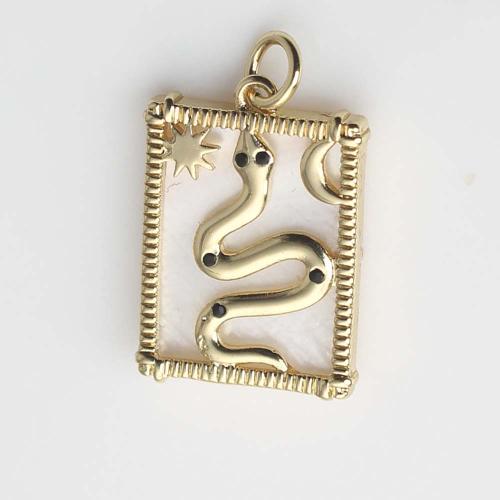 Brass Jewelry Pendants, with White Shell, Rectangle, gold color plated, DIY, white, nickel, lead & cadmium free, 24.20x21.50x2.40mm, Sold By PC