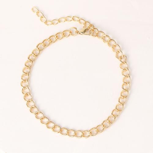 Zinc Alloy Anklet fashion jewelry & for woman gold Sold By PC