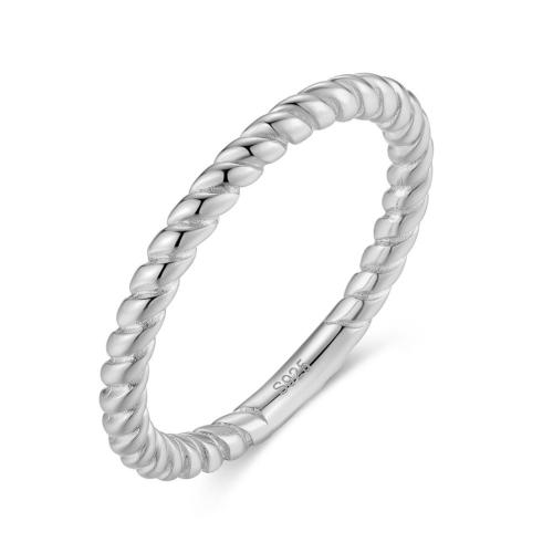 Sterling Silver Jewelry Finger Ring, 925 argento sterlina, placcato, formato differente per scelta & per la donna, nessuno, Venduto da PC