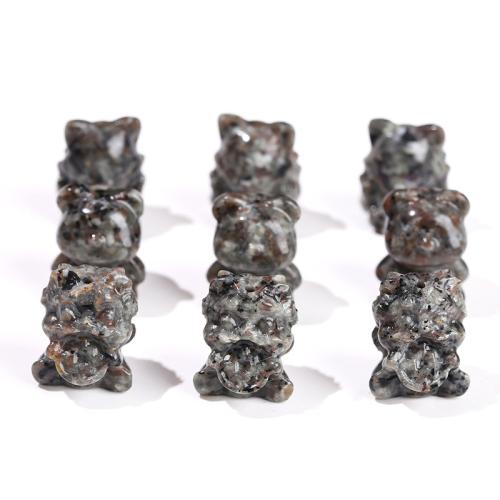 Gemstone Jewelry Beads Flame Stone Carved DIY Sold By PC