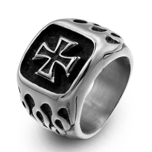 Inny pierścionek dla mężczyzn, Titantium stali, obyty, biżuteria moda & różnej wielkości do wyboru & dla człowieka, bez zawartości niklu, ołowiu i kadmu, sprzedane przez PC