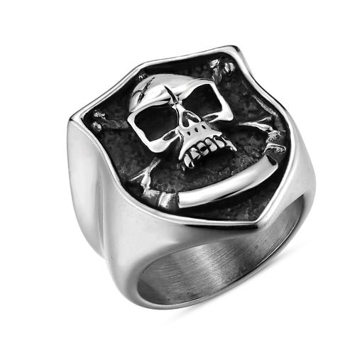 Άλλο δαχτυλίδι για άντρες, Titanium Steel, γυαλισμένο, κοσμήματα μόδας & διαφορετικό μέγεθος για την επιλογή & για τον άνθρωπο, νικέλιο, μόλυβδο και κάδμιο ελεύθεροι, Sold Με PC
