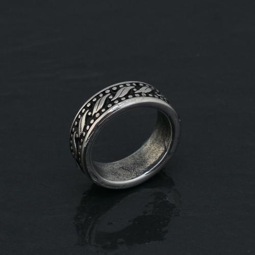 Other Ring for Men, Titanium Steel, anoint, fashion jewelry & different size for choice & for man, nickel, lead & cadmium free, Sold By PC