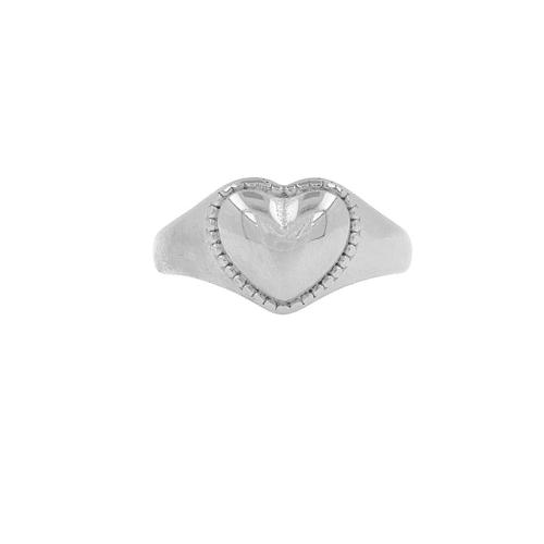 Titanium Steel Finger Ring, Heart, plated, fashion jewelry & different size for choice & for woman, more colors for choice, nickel, lead & cadmium free, Sold By PC