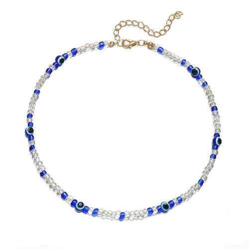 Zinklegierung Schmuck Halskette, mit Kristall, mit Verlängerungskettchen von 7cm, Modeschmuck & für Frau, frei von Nickel, Blei & Kadmium, Länge:36.7 cm, verkauft von PC