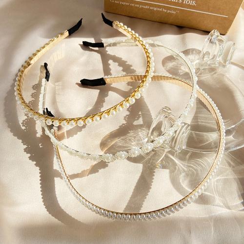 Hair Bands, Tibetan Style, with Plastic Pearl, different styles for choice & for woman, Sold By PC