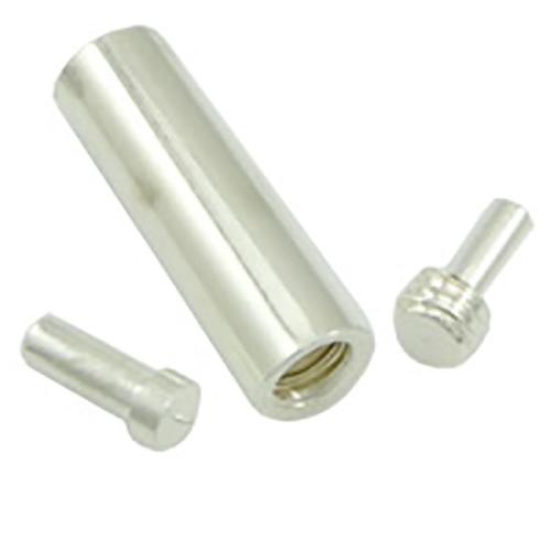Brass Screw Clasp, DIY, nickel, lead & cadmium free, 4x13mm, 100PCs/Bag, Sold By Bag