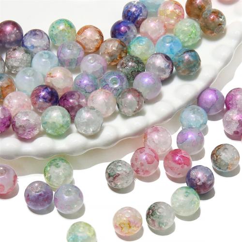 Fashion Glass Beads, Round, DIY, more colors for choice, 10mm, 20PCs/Bag, Sold By Bag