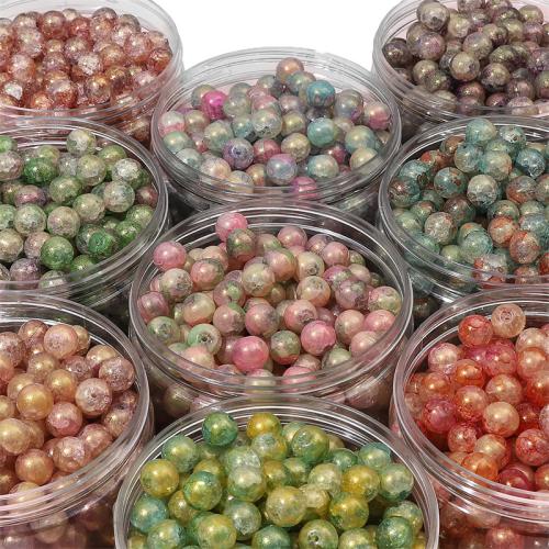 Moda Staklene perle, Staklo, Krug, možete DIY, više boja za izbor, 10mm, 20računala/Torba, Prodano By Torba