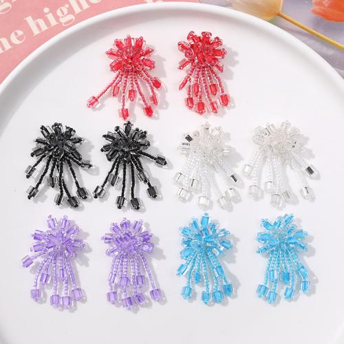 Hair Accessories DIY Findings Crystal with Seedbead Sold By PC