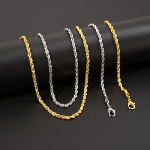 Zinklegierung Schmuck Halskette, plattiert, Modeschmuck & für den Menschen, keine, Länge:51.5 cm, verkauft von PC