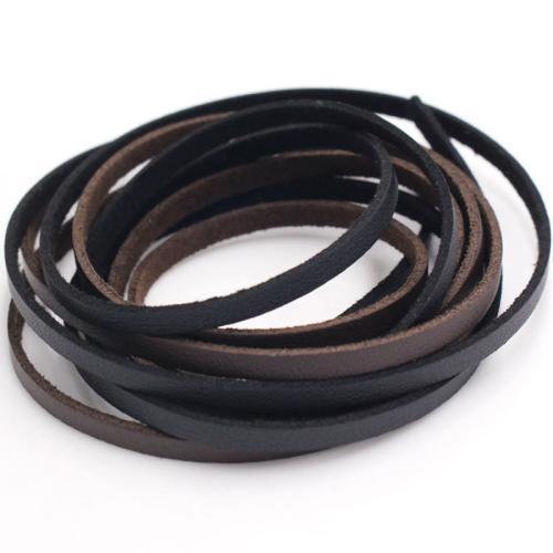Leather Necklace Cord, DIY, more colors for choice, 1000x4mm, Sold By PC