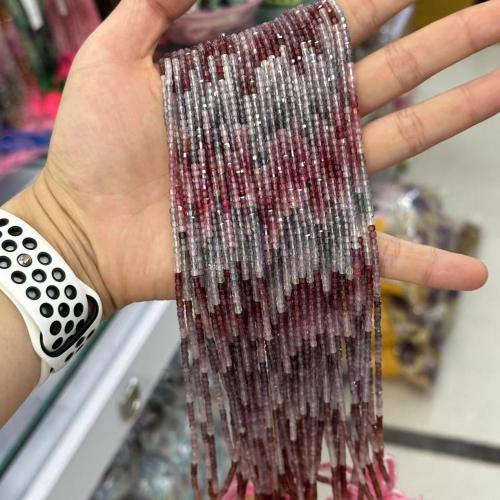Gemstone Jewelry Beads Spinel Square polished fashion jewelry & DIY & faceted mixed colors 2mm Approx Sold By Strand