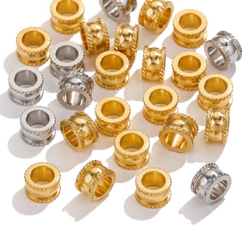 Edelstahl-Perlen mit großem Loch, 304 Edelstahl, DIY, keine, 5mm, 20PCs/Tasche, verkauft von Tasche