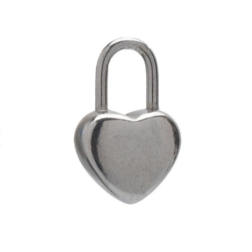 Stainless Steel Heart Pendants, 304 Stainless Steel, polished, DIY, original color, 11x20x6mm, Sold By PC