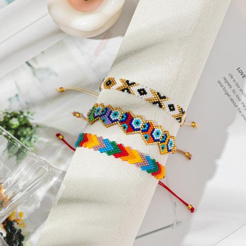 Bracelet de perles de verre, styles différents pour le choix & pour femme, plus de couleurs à choisir, Vendu par PC