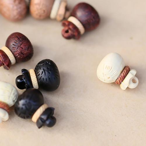 Wood Pendants, Carved, DIY & different materials for choice, more colors for choice, 18x13mm, Sold By PC