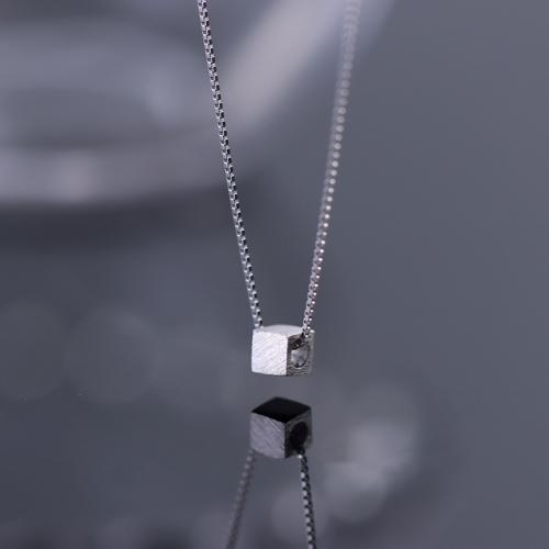 Titanium stål halskæde, poleret, mode smykker & forskellige stilarter for valg & for kvinde, oprindelige farve, Længde Ca. 45 cm, Solgt af PC