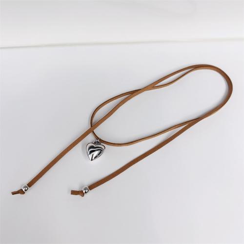 Fashion Choker Necklace, Velveteen, with Copper Coated Plastic, handmade, fashion jewelry & for woman, more colors for choice, Length:Approx 110 cm, Sold By PC