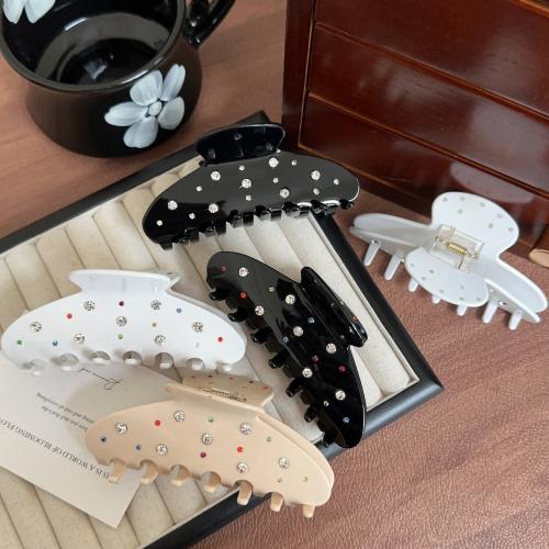 Hair Claw Clips Acetate handmade for woman & with rhinestone Sold By PC