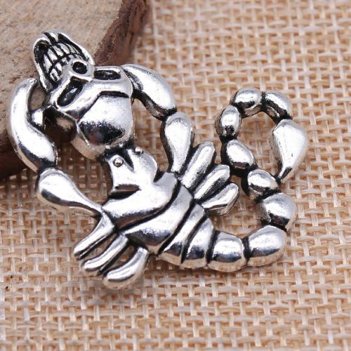 Zinc Alloy Animal Pendants Scorpion antique silver color plated vintage & fashion jewelry & DIY Sold By PC