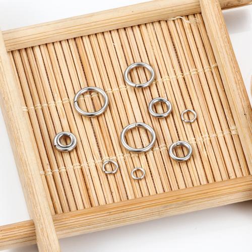 Stainless Steel Closed Ring, 304 Stainless Steel, Donut, DIY & different size for choice, nickel, lead & cadmium free, Approx 200PCs/Bag, Sold By Bag